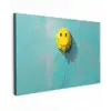 Ballon - Geel - Smiley canvas 2cm klein -z3d