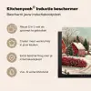 Kerstsfeer - Landelijk - Rood Inductie beschermer vinyl 3mm middel -zzzzzzusp-haakje_NL