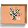 Boeket - Strikje - Quote Dienblad Rechthoek middel -z3d_shopping
