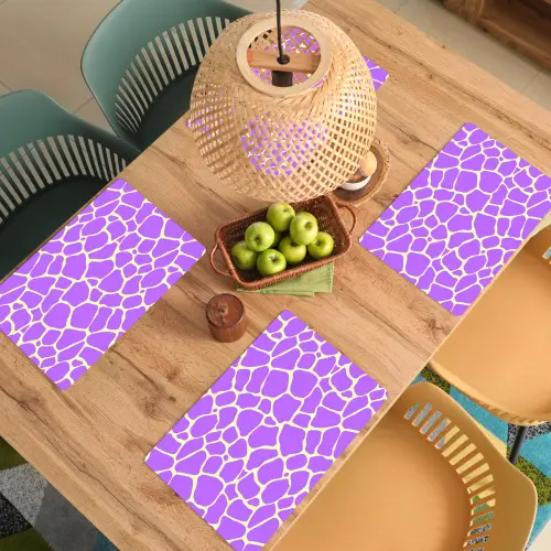 Paars - Vlekken - Geel - Pastel Placemat vinyl groot 368 -zzsfeer5_Kitchenyeah-website