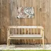 Edelsteen - Marmer - Natuur - Abstract Tuinposter op houten frame 2 cm dik klein -sfeer4