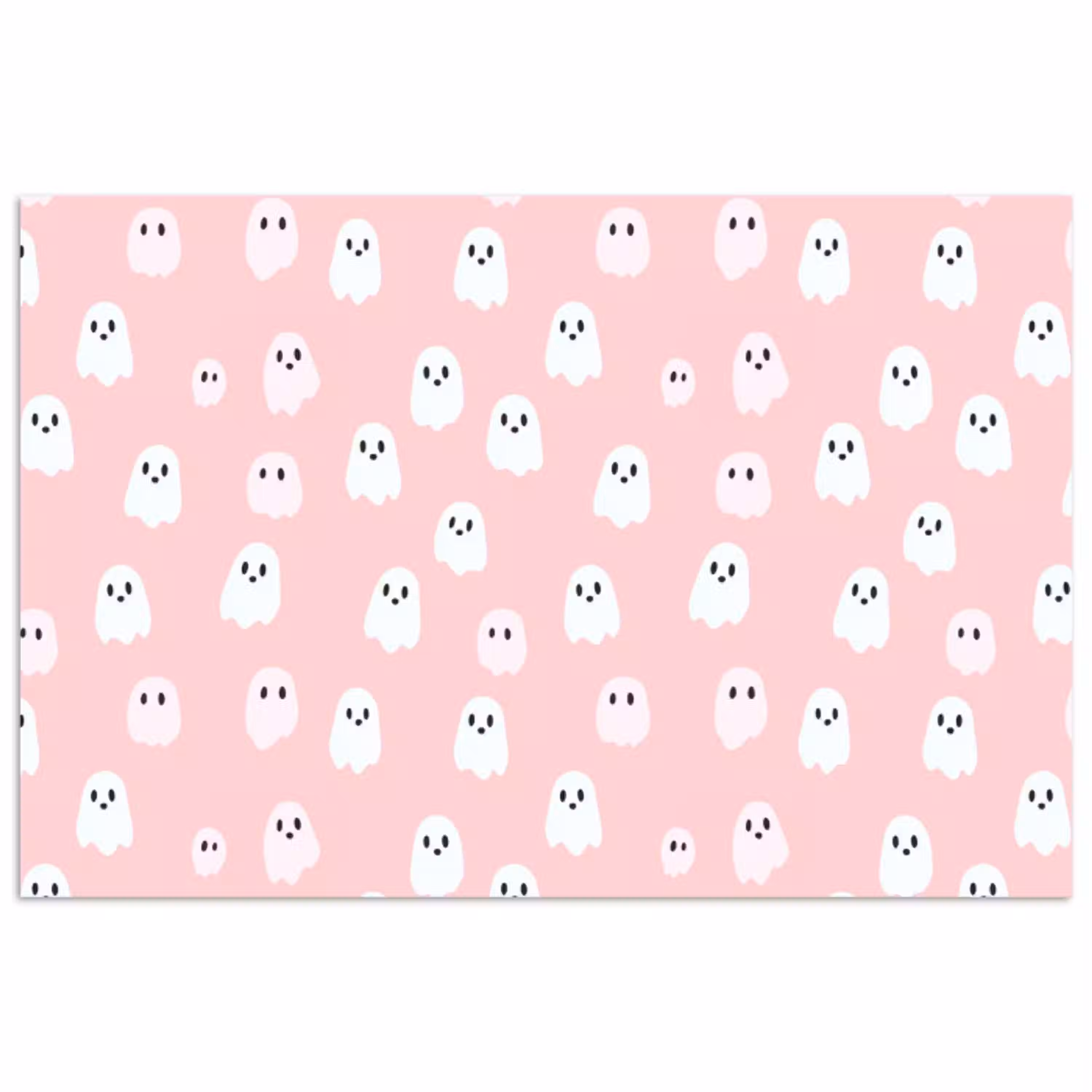 Spookjes - Patroon - Roze poster papier klein 62 -3d