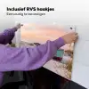 Rustiek - Roeiboot - Zandstrand Inductie beschemer met haakjes klein -ky-ophangen-nl