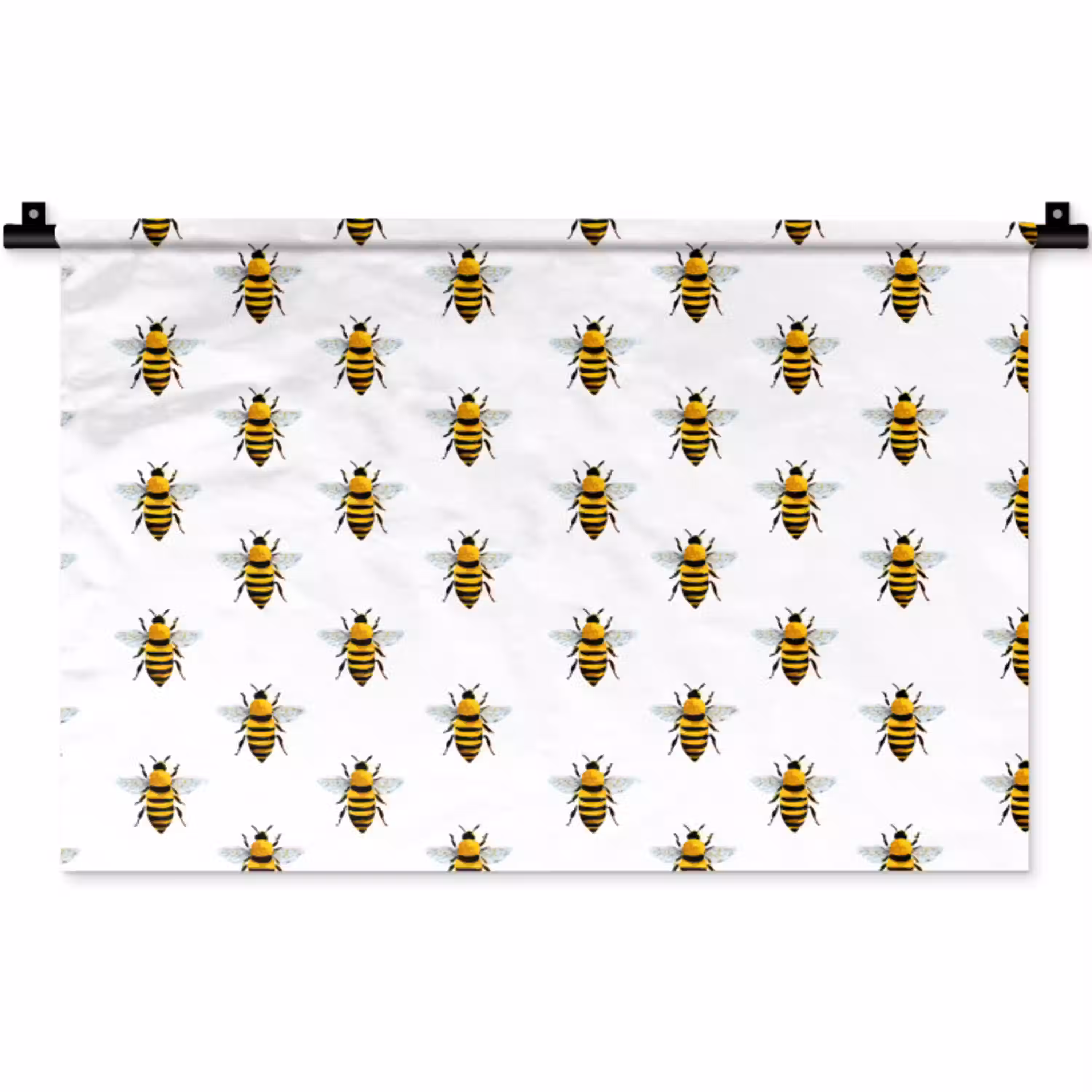 Bijen - Tijdloos - Wit Wandkleed katoen klein 269 -zz3d