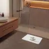 Badeend - Minimalistisch - Wit Badmat klein -sfeer2