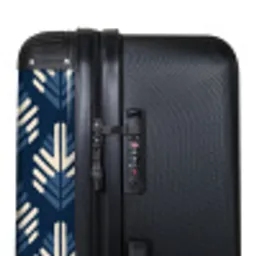 Modern - Patroon - Blauw NBS - Large koffer - Volwassenen Unisex groot -product3