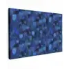 Vloeiend - Verfstrepen - Kleuren Tuinposter op houten frame 2 cm dik klein 845 -3d