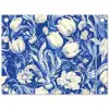 Bloemen - Delfts Blauw - Patroon - Tulp tuinposter los doek klein -3d
