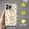 Modern - Abstract - Beige Hoesje iPhone 16 Pro Max met koord klein 804 -sfeer2_NL