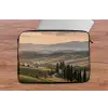 Toscaans - Landschap - Heuvels laptophoes neopreen klein -tafel