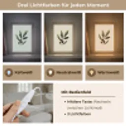 Olijftak - Donkergroen - Olijven Light Box met kabel (Tafellamp) klein -USP_lichtkleurDE