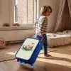 Otter - Strandbal - Water Kinderkoffer - Blauw klein -sfeer1