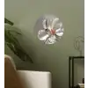 Bloem - Glazen - Doorzichtig Wandcirkel behangsticker klein -sfeer2