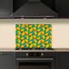 Mango - Patroon - Fruit - Bladeren keuken achterwand spatscherm klein 900 -sfeer1
