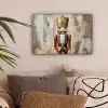 Kerst - Poppetje - Abstract canvas 2cm klein -sfeer1