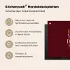 Love your damn self - Kleurrijk - Bordeaux Inductie beschemer met haakjes klein -ky-usp-de