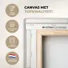 Schepijs - Hoorntje - Illustratie - Minimalistisch KitchenYeah - Keuken - Canvas klein -zcloseup