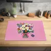 Bloemen - Quote - Kaartje - Kleurrijk Inductie beschermer vinyl 3mm klein -sfeer5