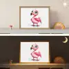 Flamingo - Roze - Water Light Box met batterij (Wandlamp kind) middel -sfeer3_kind