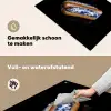 Hotdog - Porselein - Delfts blauw - Eten Inductie beschemer met haakjes klein -ky-schoon-nl