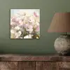 Bloemenveld - Lichte tinten - Geschilderd aluminium wit klein -sfeer2