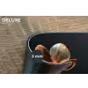 Orchidee - Doorzichtig - Bloem Placemat vinyl groot -closeup