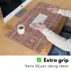 Geometrisch - Patroon - Rood Muismat XXL klein 681 -sfeer3