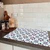 Ornament - Tegel - Kleurrijk Inductie beschermer vinyl 3mm klein 276 -sfeer3