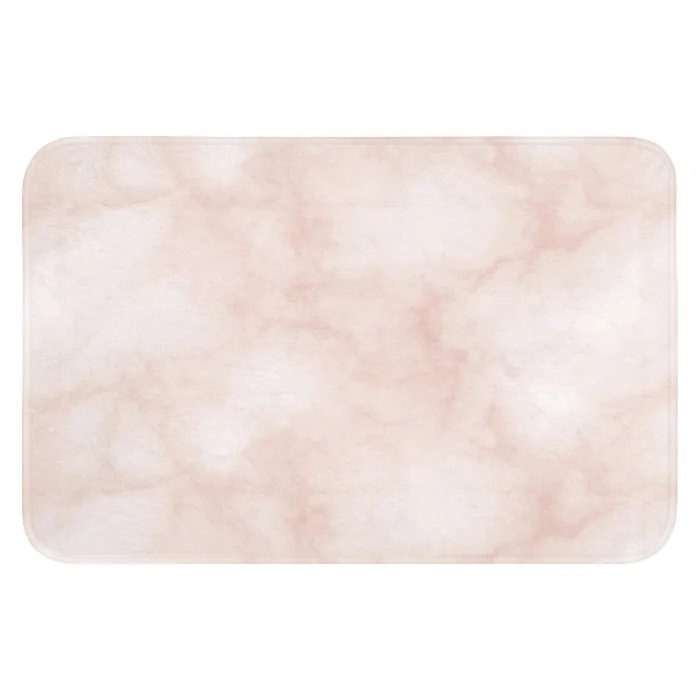 Roze - Marmer - Crème Badmat klein 997 -3d