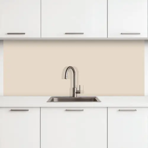 Beige - Effen kleur keuken achterwand 2 middel 871 -3d
