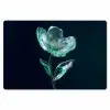Bladeren - Bloem - Glazen - Donkerblauw Placemat vinyl groot -zzsfeer1_Kitchenyeah-website