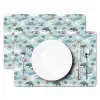 Oceaan - Walvis - Zeehond - Krab Placemat vinyl groot 368 -zzsfeer2_Kitchenyeah-website
