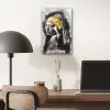 Meisje met de parel - Johannes Vermeer - Krant - Goud aluminium wit klein -sfeer5