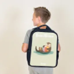Otter - Strandbal - Water Rugzak - Zwart middel -sfeer2