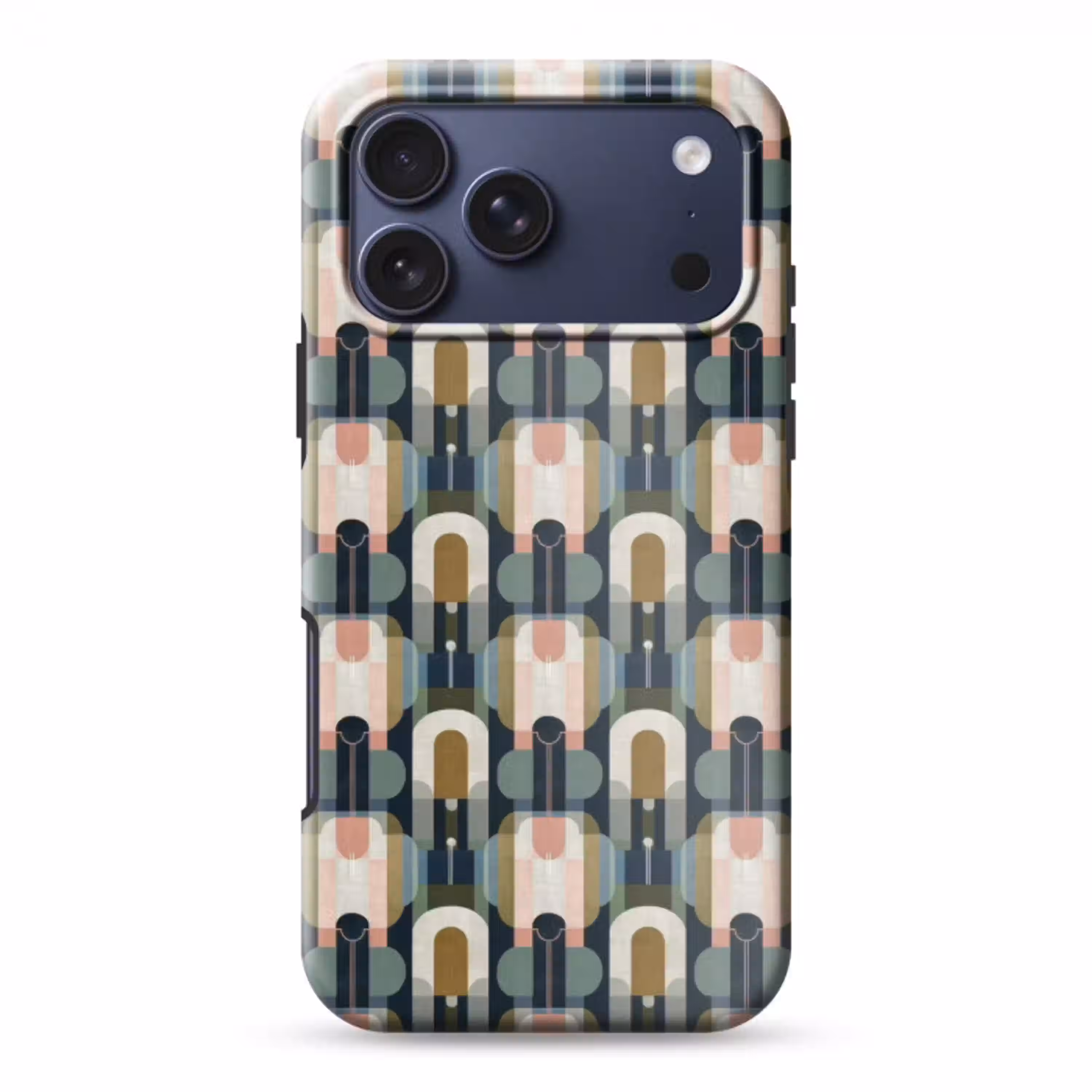 Geografisch - Modern - Kleurrijk Toughcase MagSafe Apple iPhone 17 Pro Max klein 1019 -3d