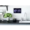 Porselein- Kersen - Delfts - Blauw Muursticker klein -keuken
