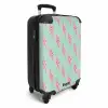 Patronen - Roze bliksem op mintgroen NBS - Handbagage koffer - Kinderen Unisex middel -productfoto_3d