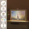Eiffeltoren - Schilderij - Olieverf - Parijs Light Box met kabel (Tafellamp) klein -USP_websiteoverzichtNL