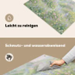 Bloemenveld - Heuvels - Kleurrijk Inductie beschemer met haakjes klein -ky-schoon-de