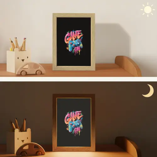 Illustratie - Graffiti - Kleurrijk - Controller Light Box met kabel klein -sfeer3_kind