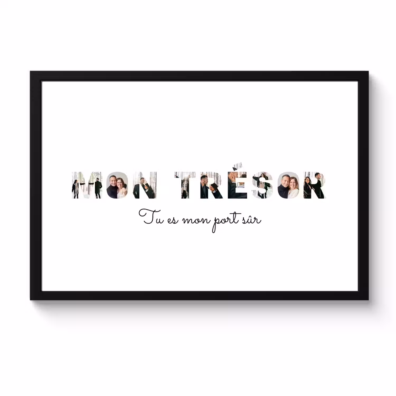 Affiche encadrée - Mon trésor