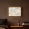 Zandkleurig - Marmer - Natuursteen Light Box met batterij (Wandlamp) middel 907 -sfeer4