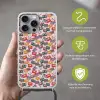 Cassette - Patroon - Roze Hoesje iPhone 16 Pro Max met koord klein 804 -sfeer2_NL