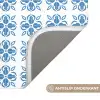 Blauw - Wit - Tegel - Patroon Badmat klein 997 -USP_AntislipNL