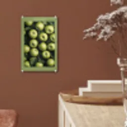 Appels - Groen - bladeren plexiglas 5mm klein -sfeer5