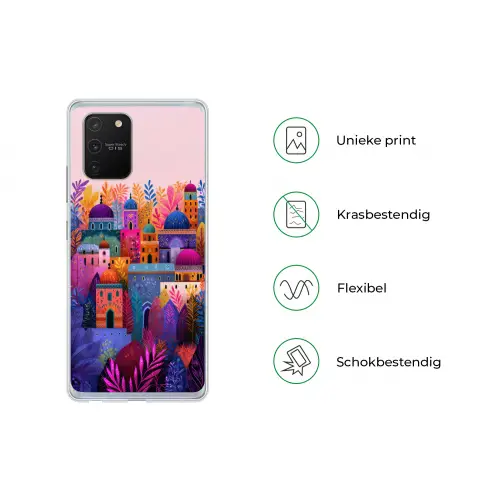 Kleurrijk paradijs - Levendig - Islamitisch Telefoonhoesje Samsung Galaxy S10 Lite klein -specsS10Lite