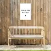 Spreuken - Mag ik dan bij jou - Quotes - Claudia de Breij Tuinposter op houten frame 2 cm dik klein -sfeer4
