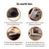 Winter - Hulst - Kerst - Beton Inductie beschermer vinyl 3mm klein -zzzzzzz-td-werking