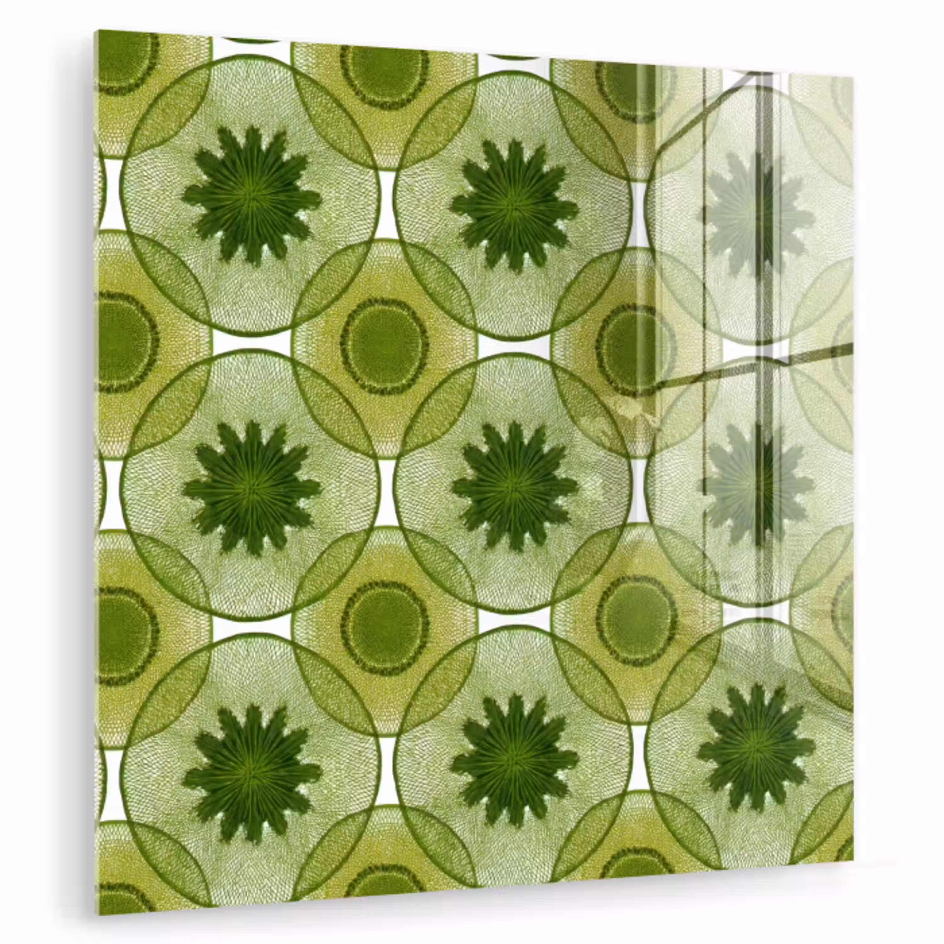 Cirkels - Patroon - Groen plexiglas 5mm klein 11 -zzzproduct_nieuw