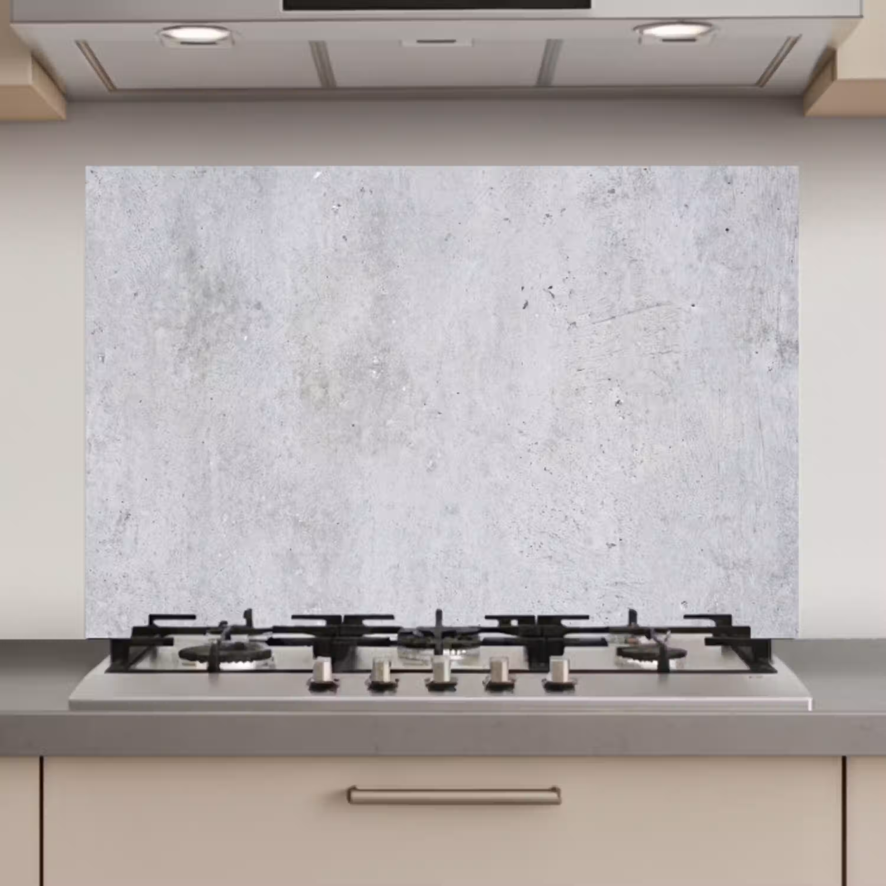 Beton - Textuur - Achtergrond - Grijs - Industrieel keuken achterwand spatscherm klein -3d_website